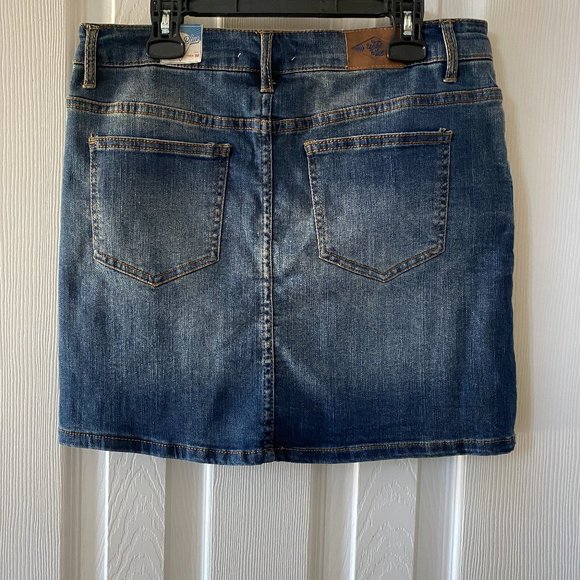 New With Tags: Denim Jean Skirt (Size Medium) - Picture 3 of 3